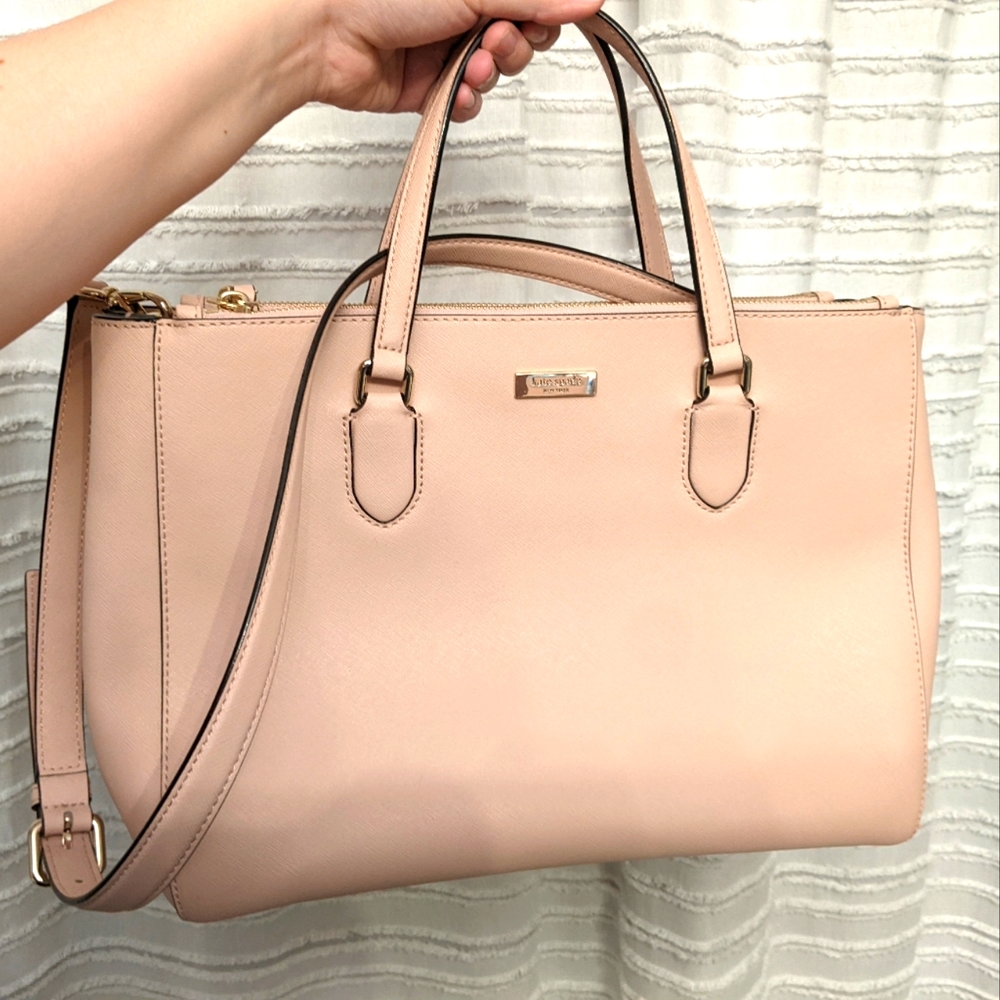 Kate Spade Laurel Way Leighann Large Saffiano Leather Tote Blush